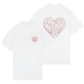 Croyez stitched heart t-shirt wit