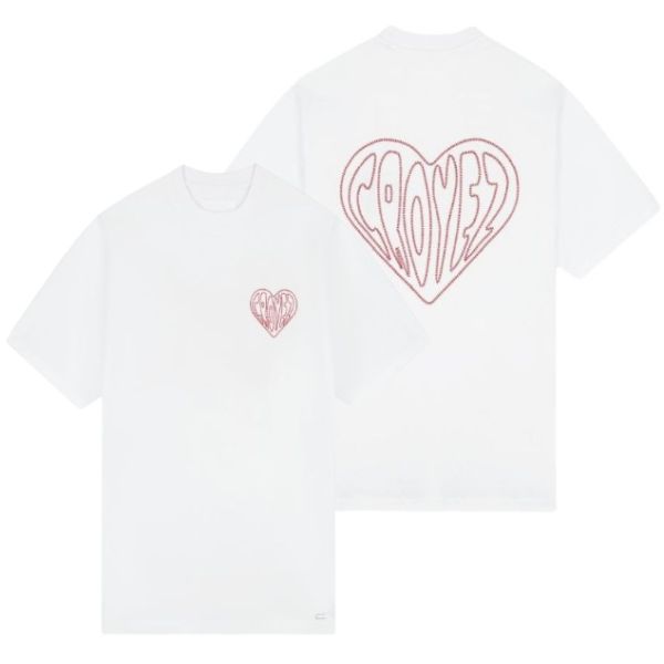 Croyez stitched heart t-shirt wit