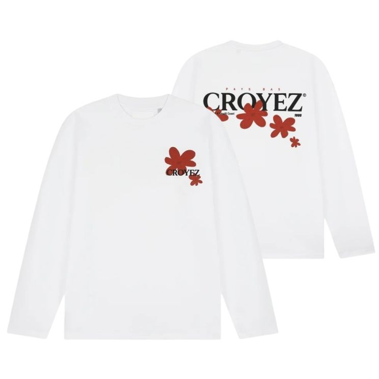 Croyez Botanique Longsleeve T-shirt Wit
