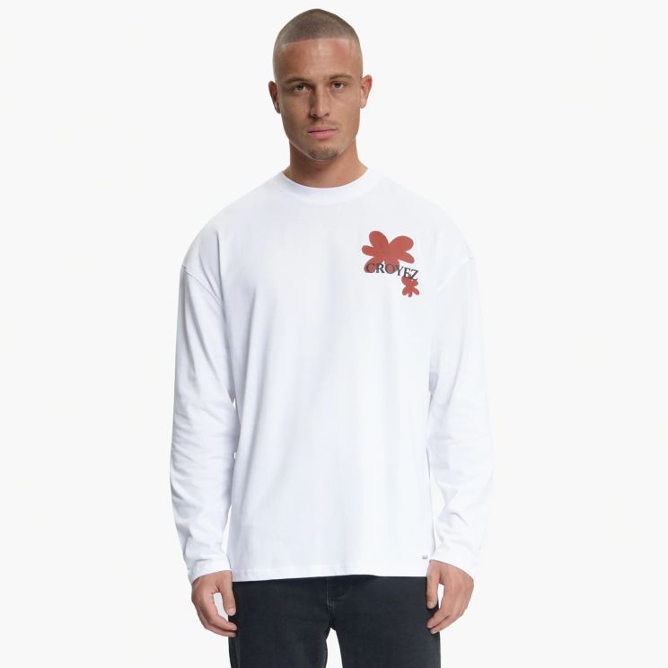 Croyez Botanique Longsleeve T-shirt Wit