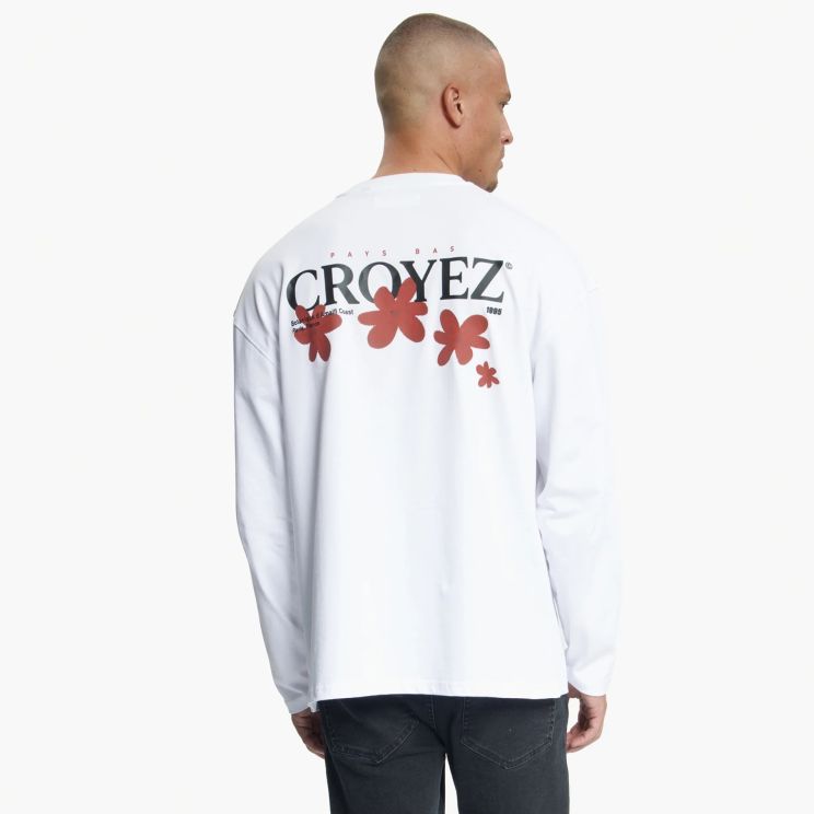 Croyez Botanique Longsleeve T-shirt Wit