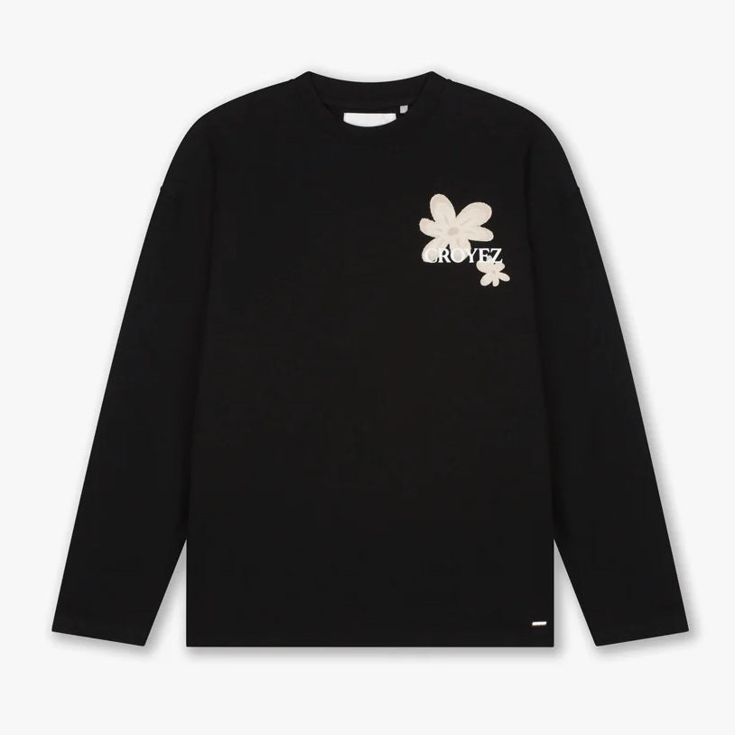 Croyez Botanique Longsleeve T-shirt Zwart