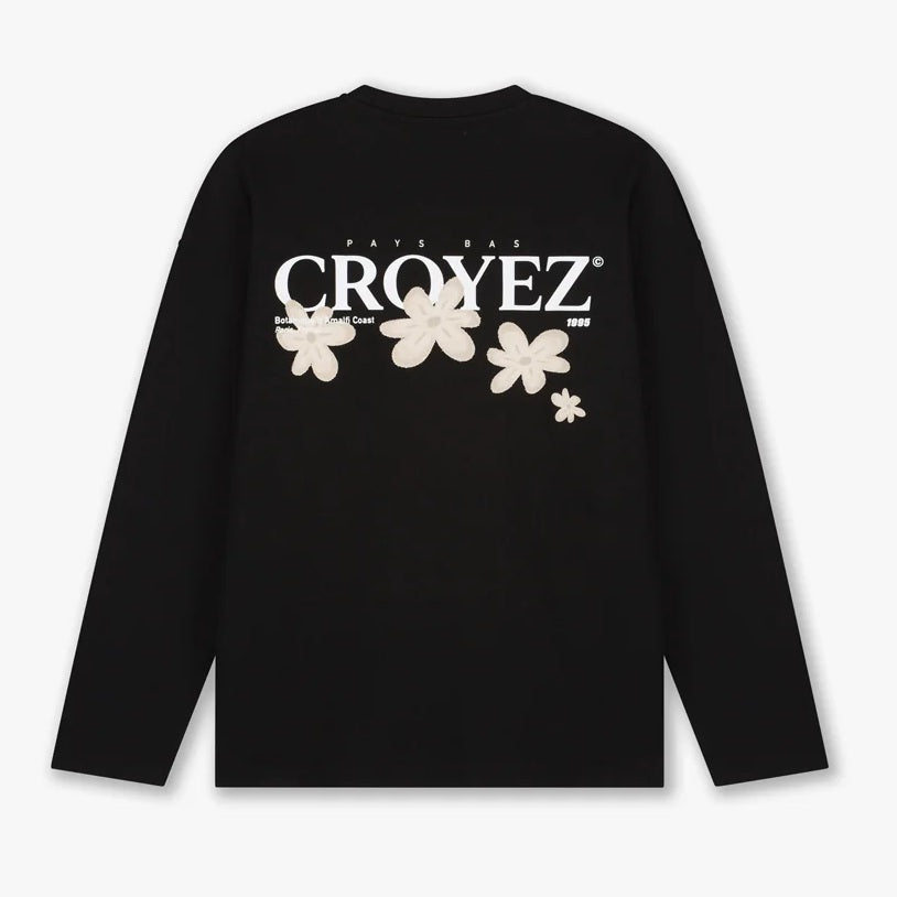 Croyez Botanique Longsleeve T-shirt Zwart