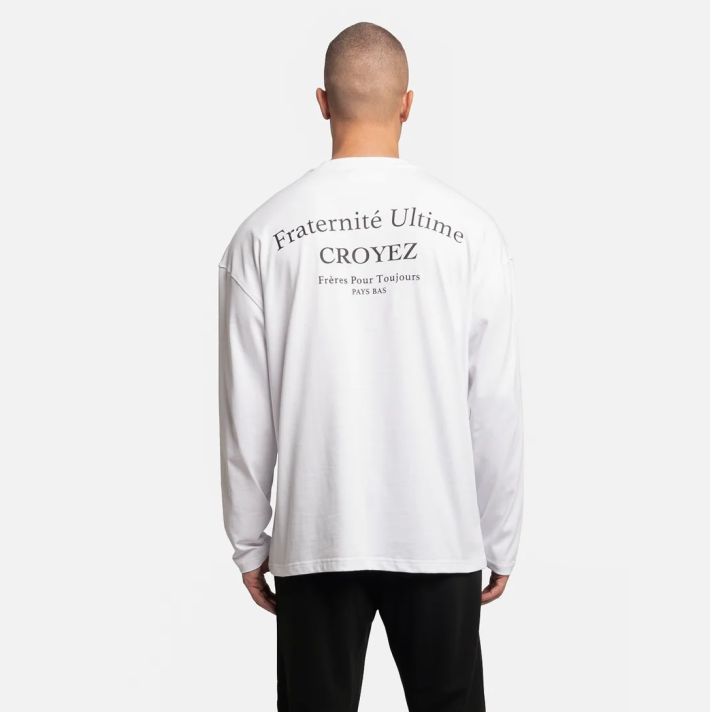 Croyez Fraternité Ultime Longsleeve T-shirt Wit