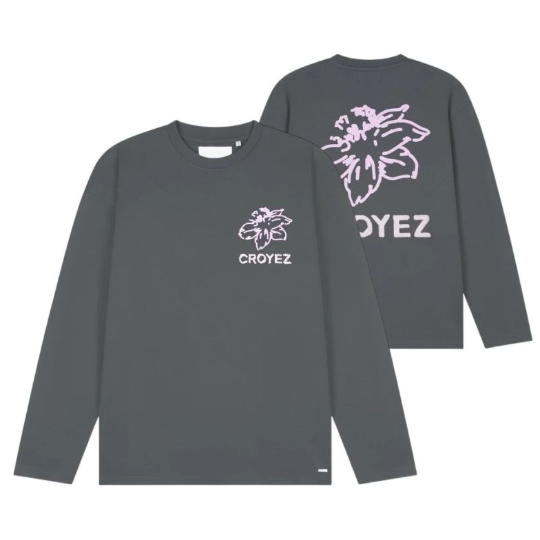 Croyez Gardener Longsleeve T-shirt Antraciet
