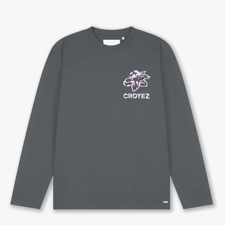 Croyez Gardener Longsleeve T-shirt Antraciet