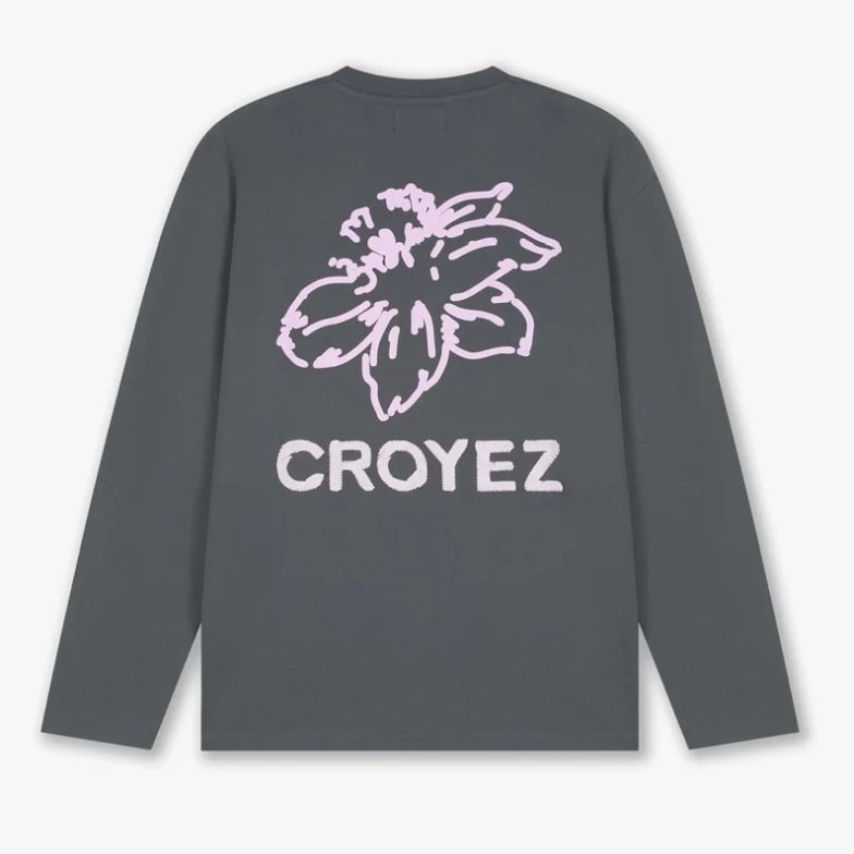Croyez Gardener Longsleeve T-shirt Antraciet