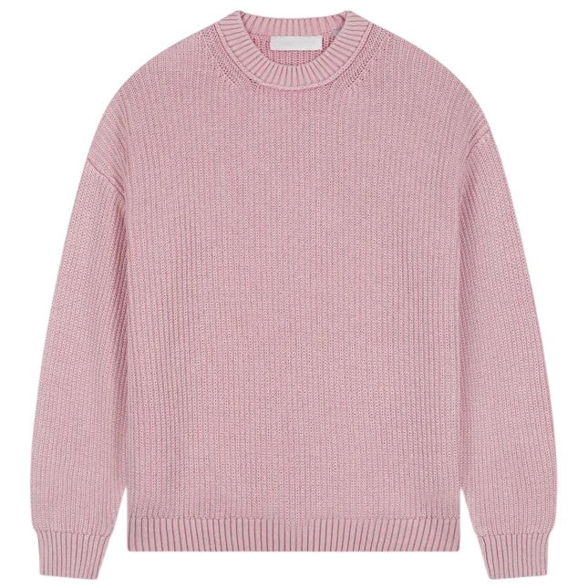 Croyez Ribbed Knit Sweater Roze