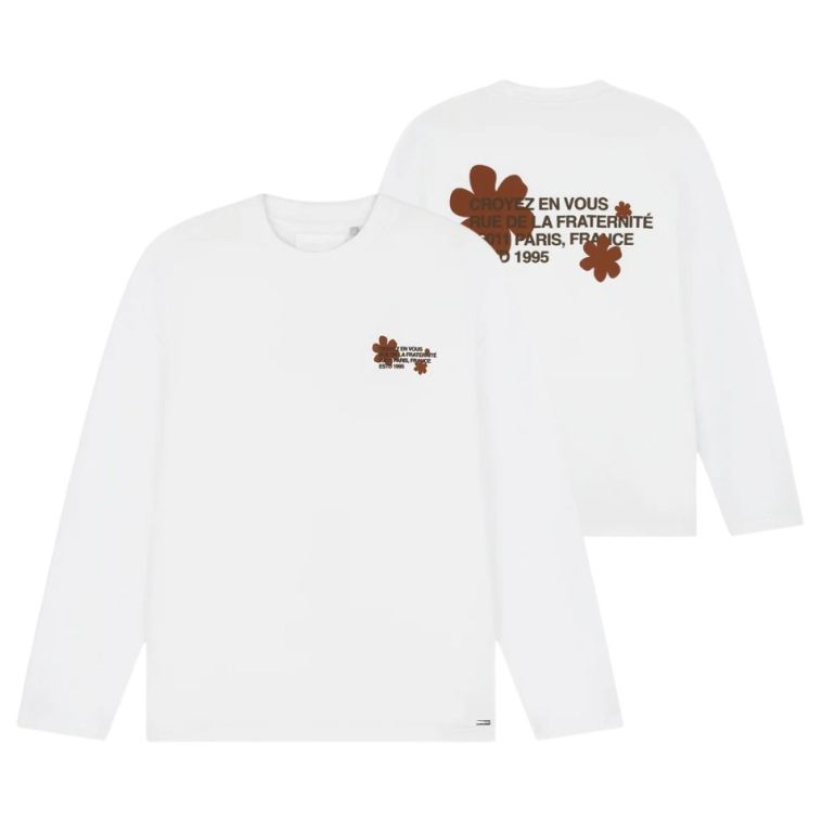 Croyez Silhouette 2.0 Longsleeve T-shirt Wit