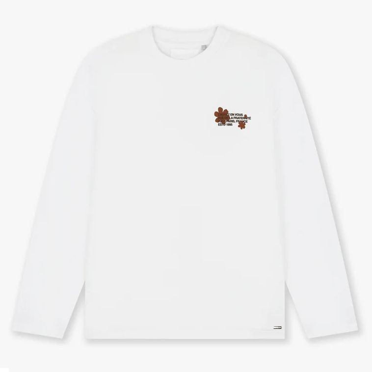 Croyez Silhouette 2.0 Longsleeve T-shirt Wit