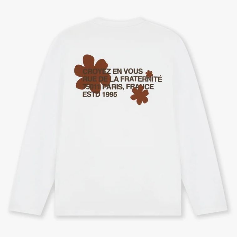 Croyez Silhouette 2.0 Longsleeve T-shirt Wit
