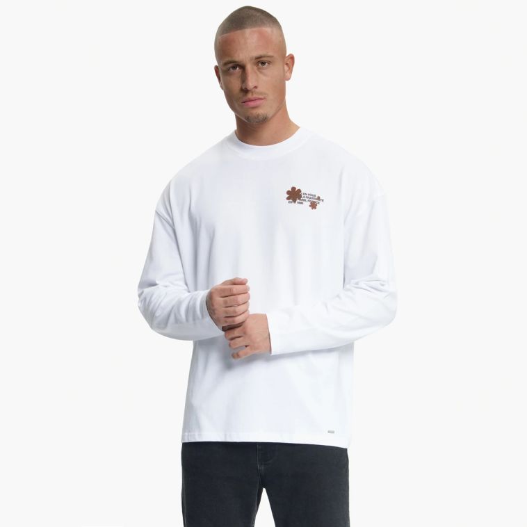 Croyez Silhouette 2.0 Longsleeve T-shirt Wit