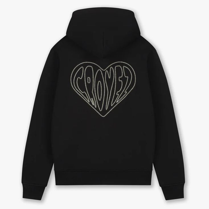 Croyez Stitched Heart Vest Zwart