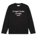 Croyez Studio Damaged Longsleeve T-shirt Zwart