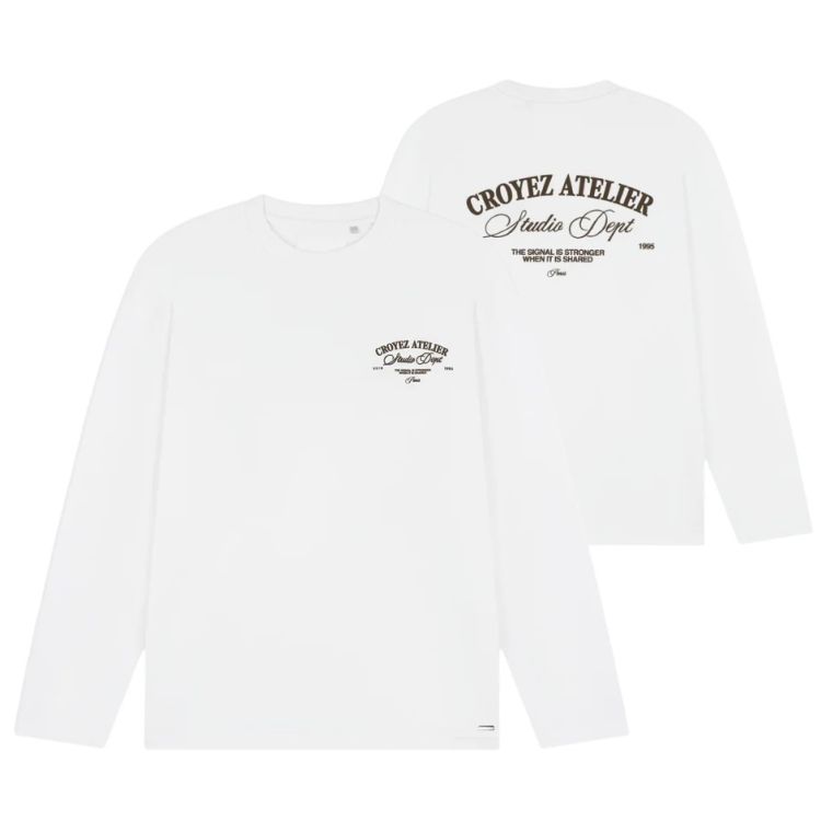 Croyez Studio Dept Longsleeve T-shirt Wit