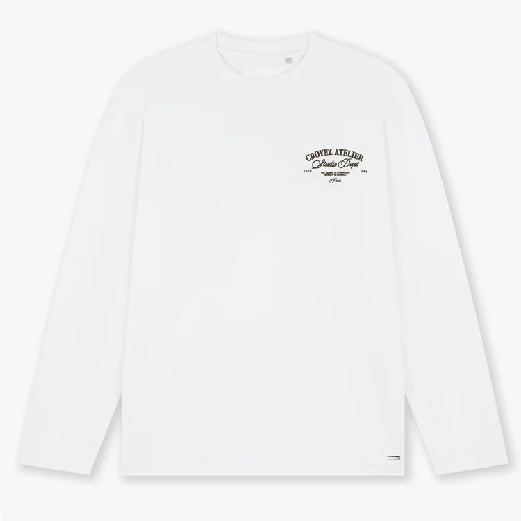 Croyez Studio Dept Longsleeve T-shirt Wit