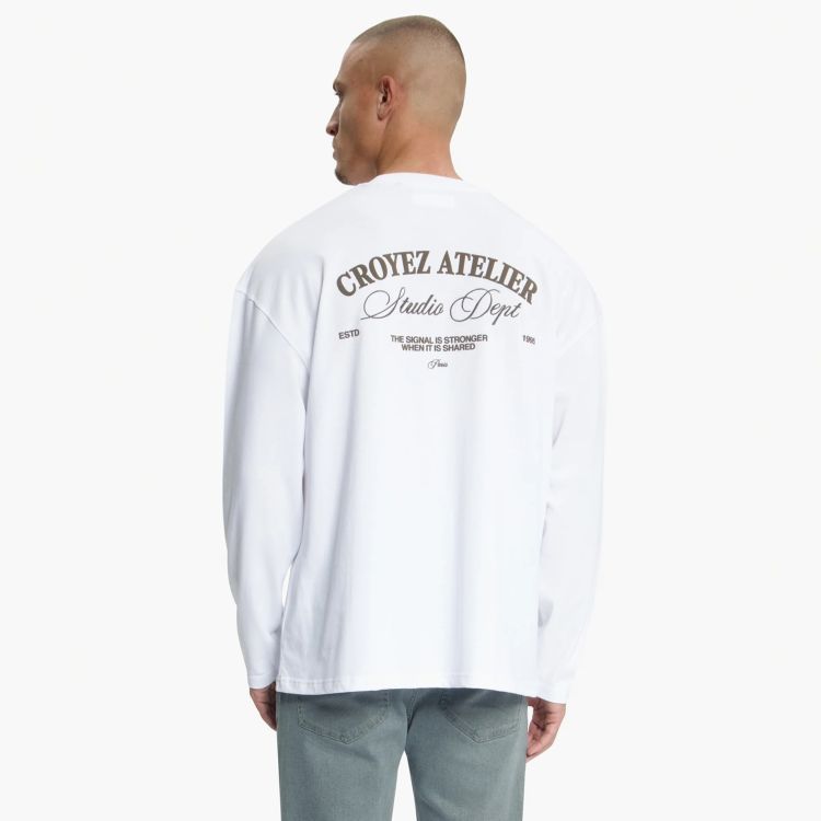 Croyez Studio Dept Longsleeve T-shirt Wit