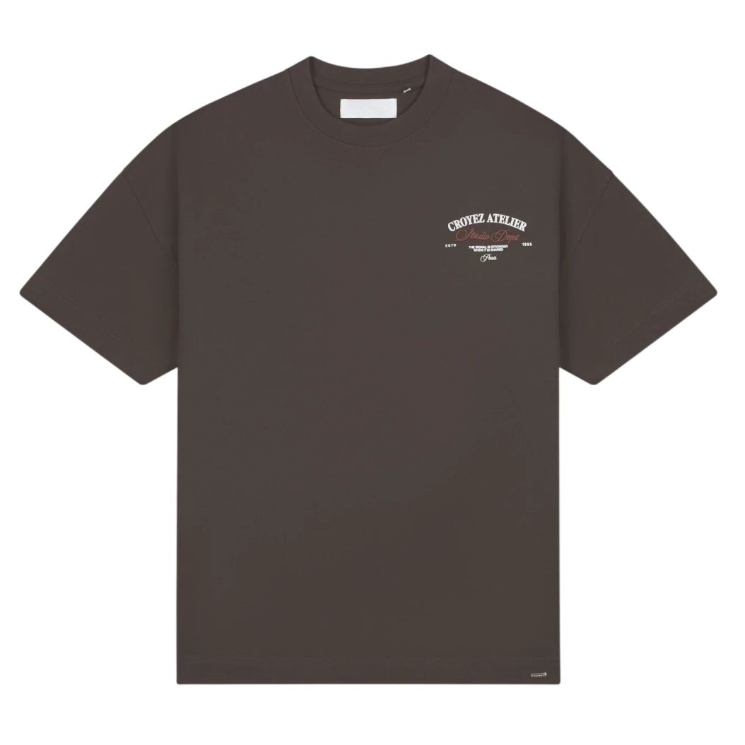 Croyez Studio Dept T-shirt Bruin