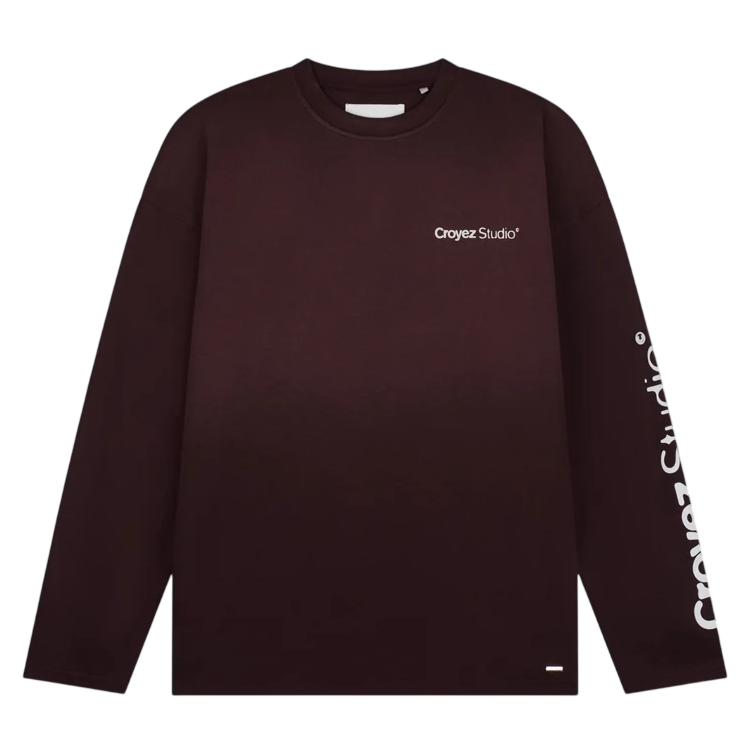 Croyez Studio Faded Longsleeve T-shirt Rood