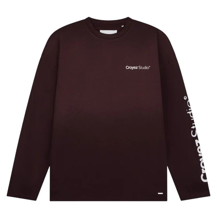 Croyez Studio Faded Longsleeve T-shirt Rood