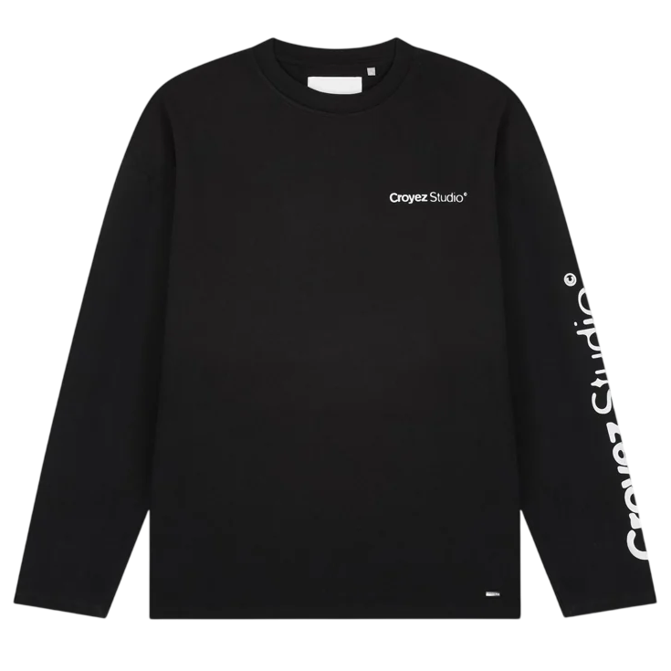 Croyez Studio Faded Longsleeve T-shirt Zwart