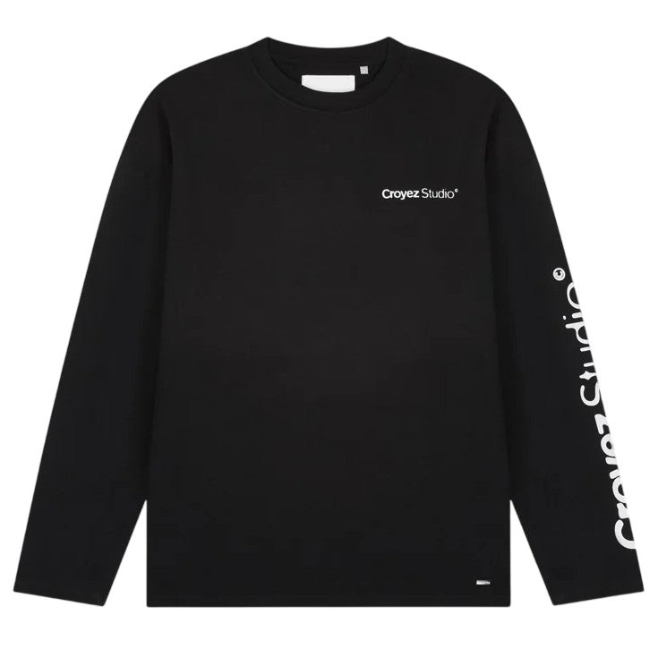 Croyez Studio Faded Longsleeve T-shirt Zwart