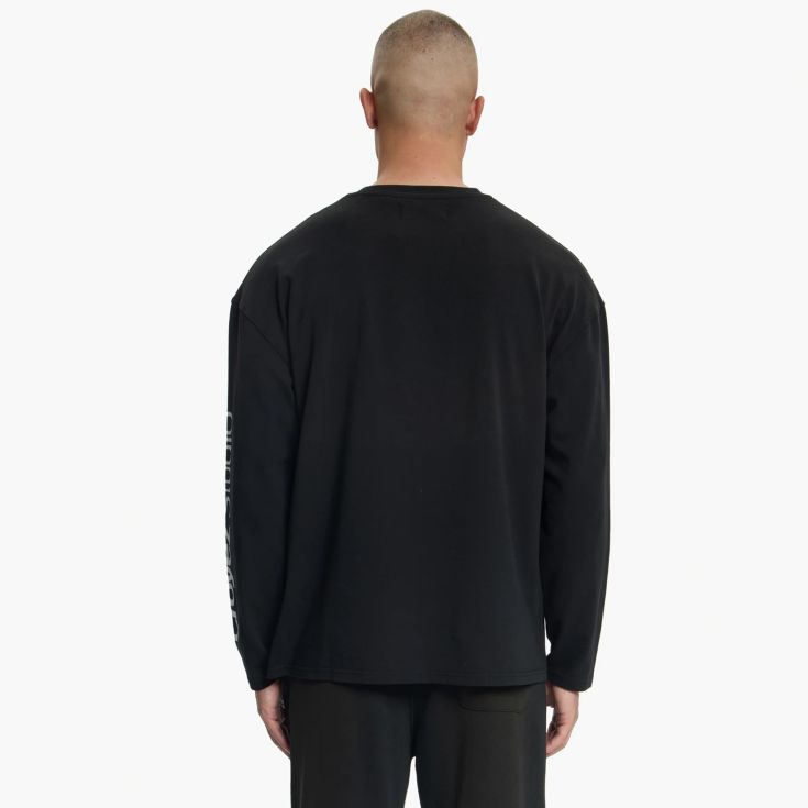Croyez Studio Faded Longsleeve T-shirt Zwart