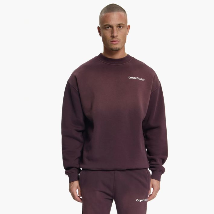 Croyez Studio Faded Sweater Rood