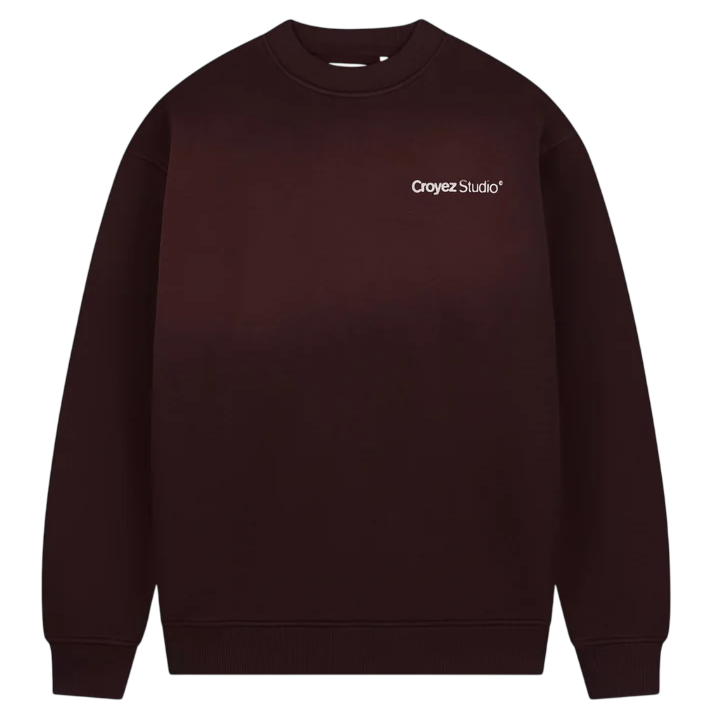 Croyez Studio Faded Sweater Rood