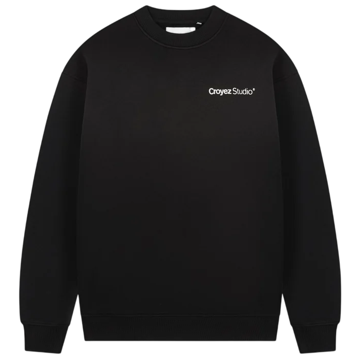 Croyez Studio Faded Sweater Zwart