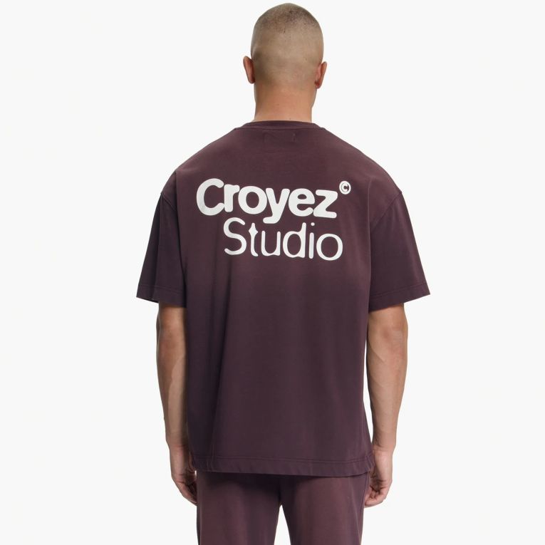Croyez Studio Faded T-shirt Rood