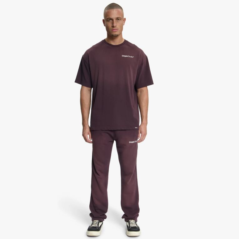 Croyez Studio Faded T-shirt Rood