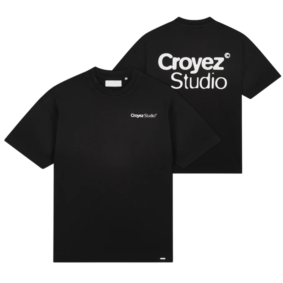 Croyez Studio Faded T-shirt Zwart