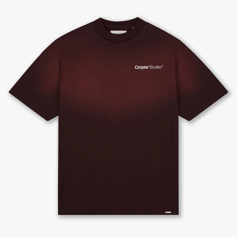 Croyez Studio Faded T-shirt Rood