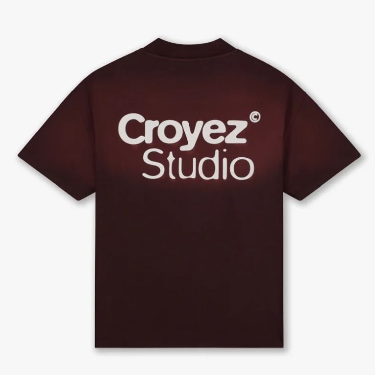 Croyez Studio Faded T-shirt Rood