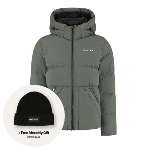 Croyez Down Puffer Donker Groen