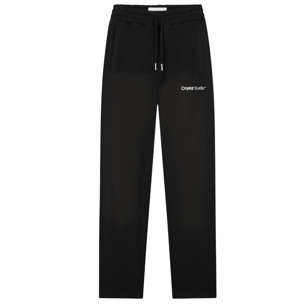 Croyez Studio Faded Straight Leg Trainingsbroek Zwart