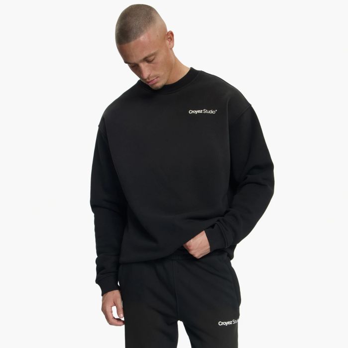 Croyez Studio Faded Sweater Zwart