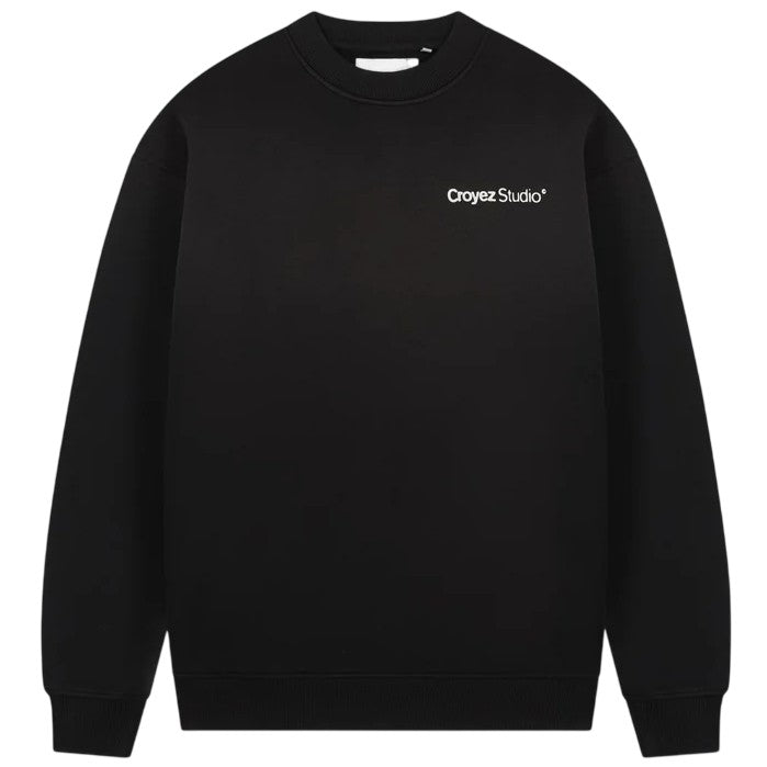 Croyez Studio Faded Sweater Zwart