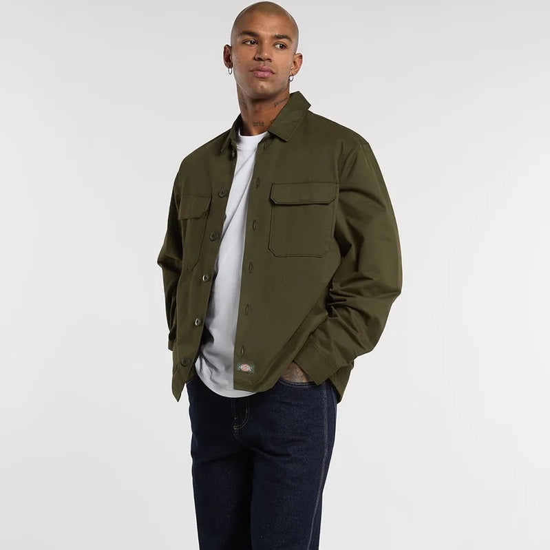 Dickies 247 Shacket Overhemd Donker Groen