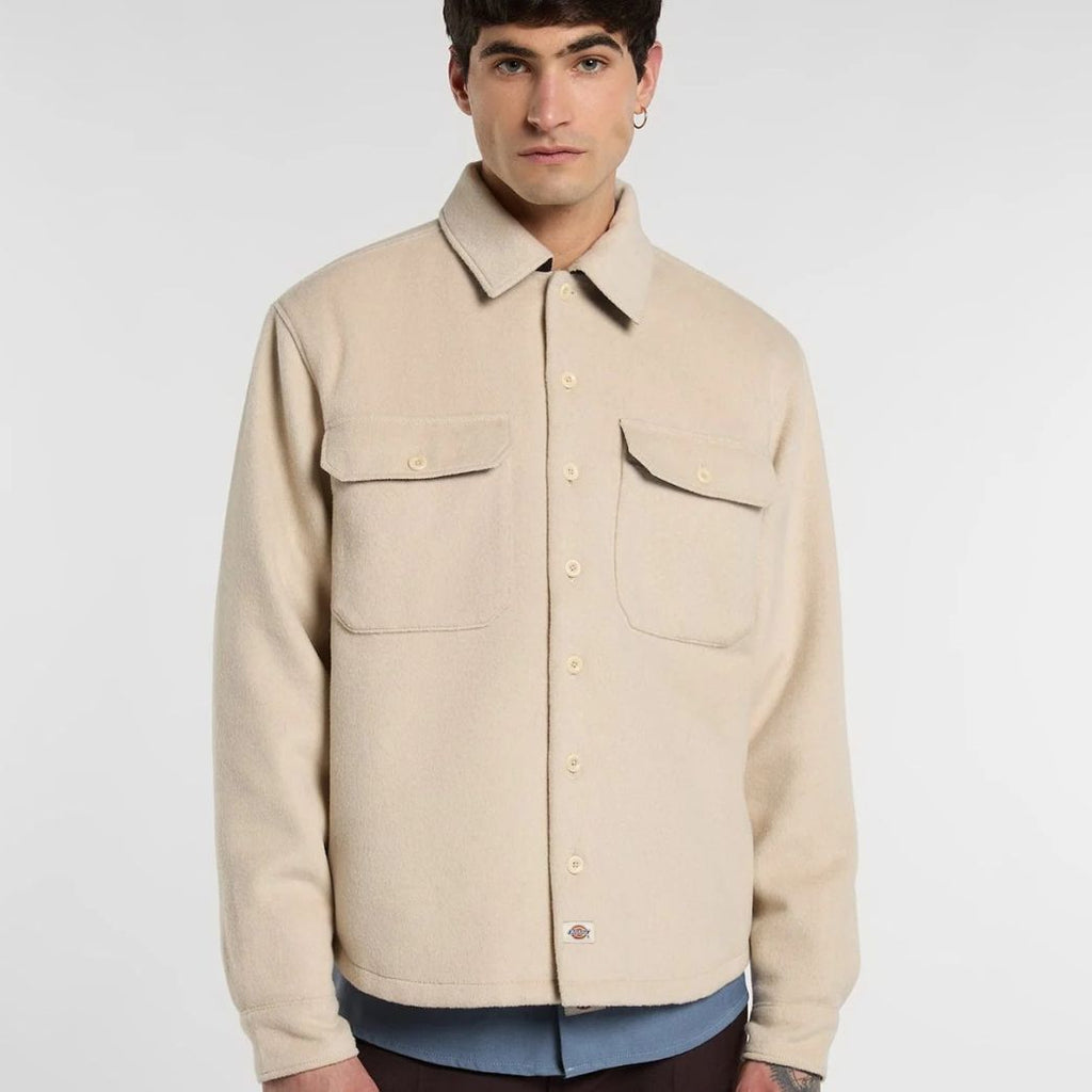 Dickies Torovada Wool Overshirt Off White
