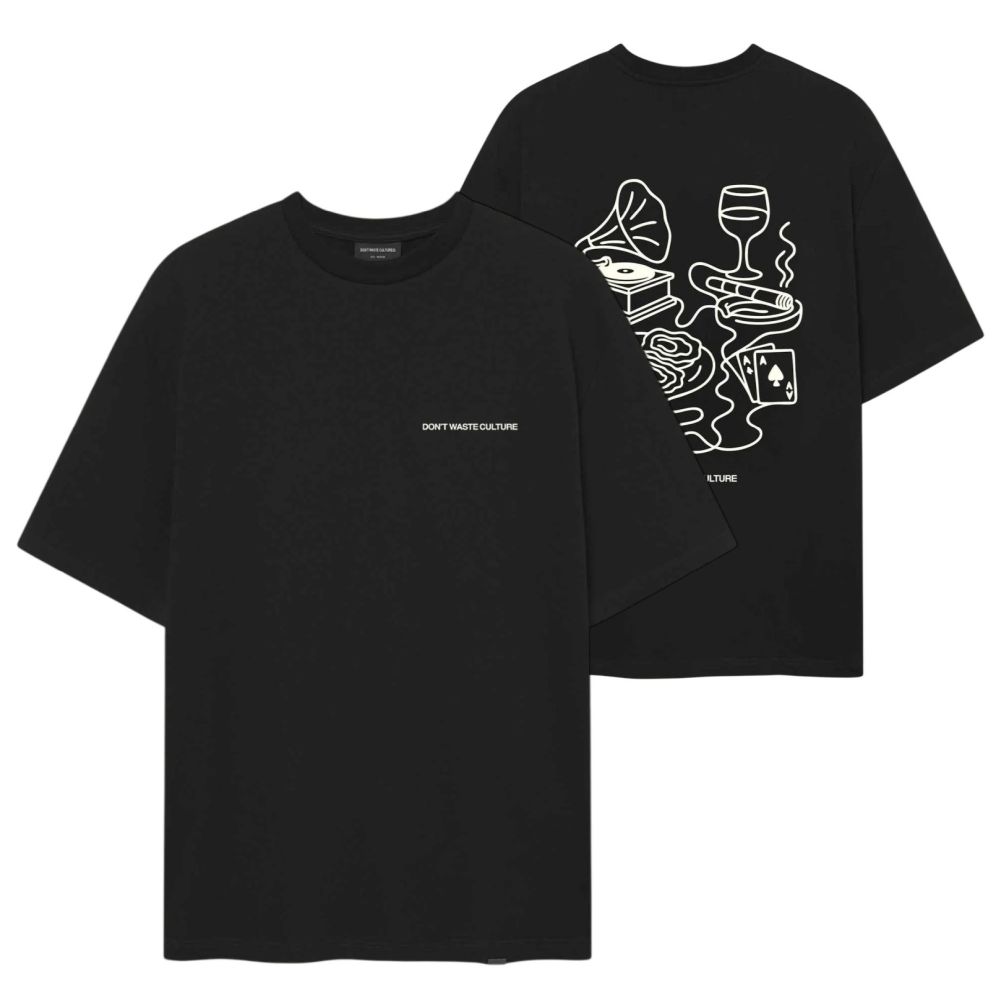 Don’t Waste Culture Etta T-shirt Zwart