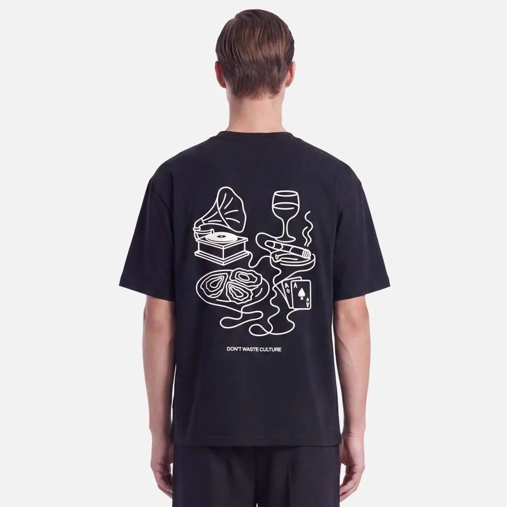 Don’t Waste Culture Etta T-shirt Zwart