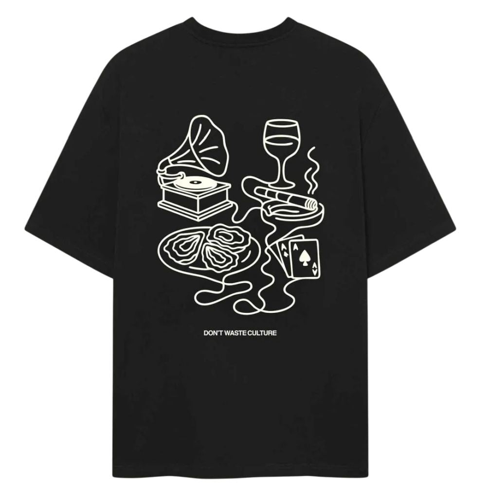 Don’t Waste Culture Etta T-shirt Zwart
