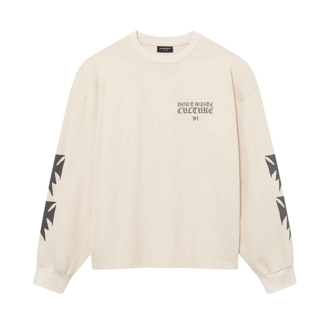 Don’t Waste Culture Fina Longsleeve T-shirt Beige