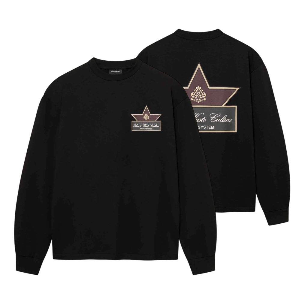 Don’t Waste Culture Orel Longsleeve T-shirt Zwart