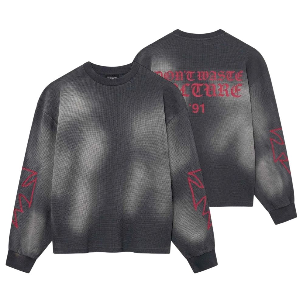 Don’t Waste Culture Romiya Longsleeve T-shirt Antraciet