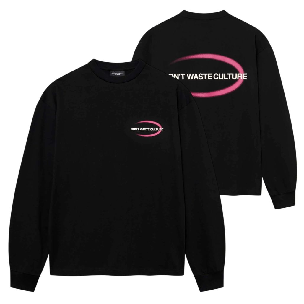 Don’t Waste Culture Tavi Longsleeve T-shirt Zwart