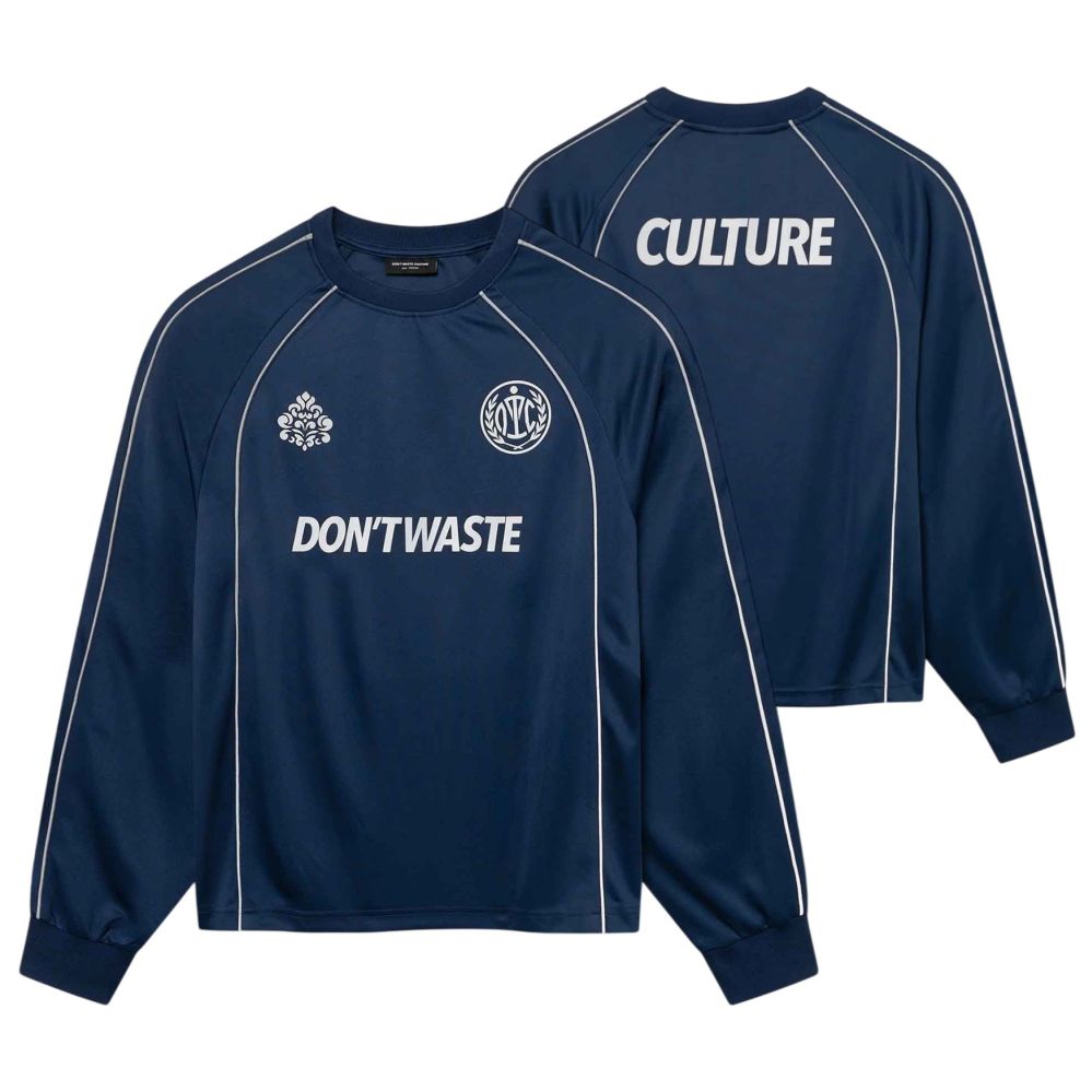 Don’t Waste Culture Zeni Longsleeve T-shirt Blauw