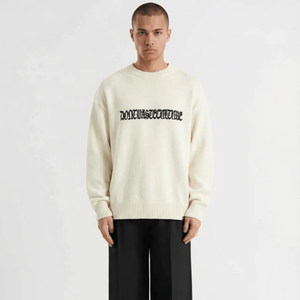 Don't Waste Culture Aretu Sweater Off White